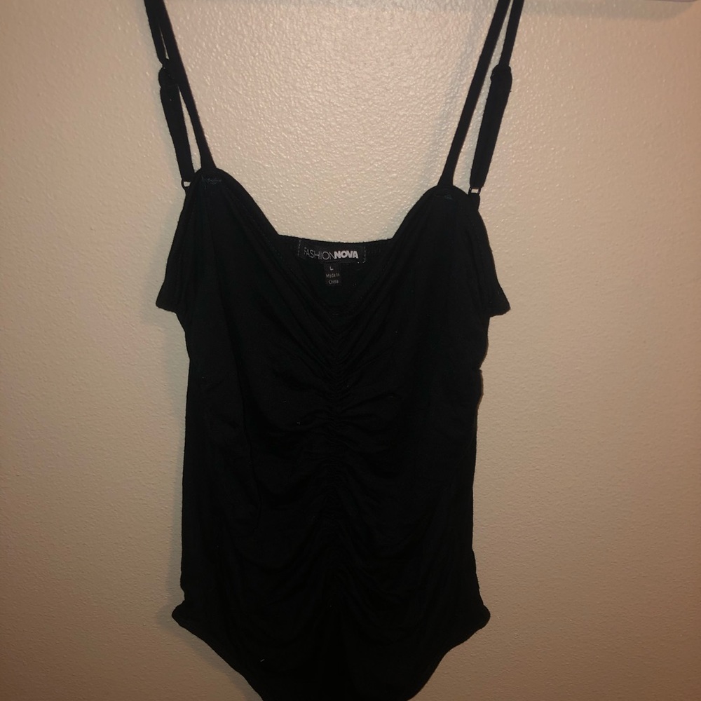 Fashion nova ruched bodysuit